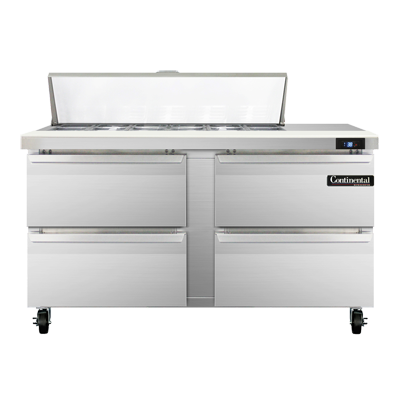 Continental Refrigerator SW60N12C-D 60-inch Sandwich Prep Table