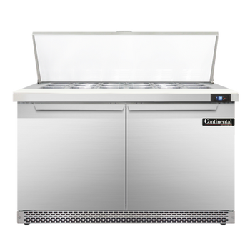 Continental Refrigerator SW48N18M-FB 48-inch Mega Top Sandwich Prep Table