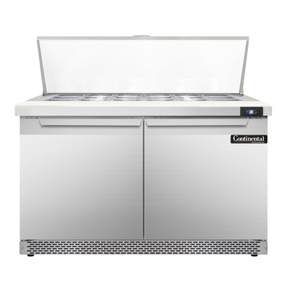 Continental Refrigerator SW48N18M-FB 48-inch Mega Top Sandwich Prep Table