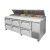 Turbo Air TPR-93SD-D6-N 93 inch Pizza Prep Table