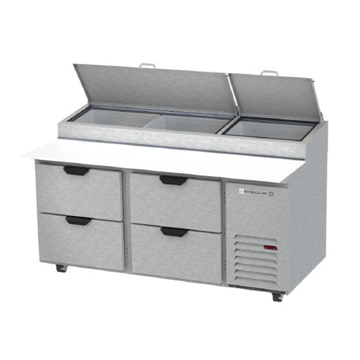 Beverage Air DPD67HC-4 67-inch Pizza Prep Table