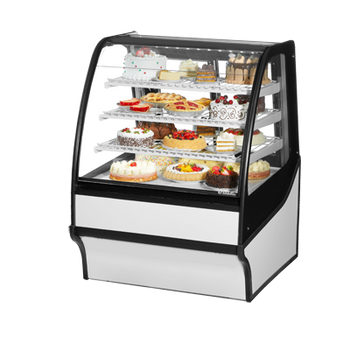 True TDM-R-36-GE/GE-W-W 36 inch Refrigerated Bakery Display Case