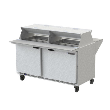 Beverage Air SPE60HC-24M-DS 48-inch Mega Top Sandwich Prep Table