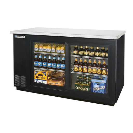 Beverage Air BB58HC-1-F-GS-B 59-inch Back Bar Cooler