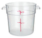 Winco PCRC-1 Round Food Storage Containers