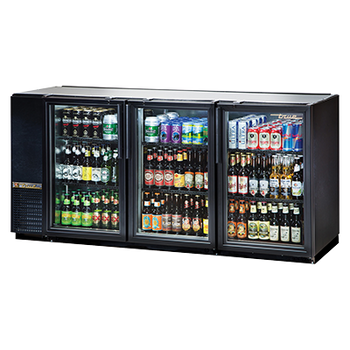 True TBB-24GAL-72G-HC-LD 72 inch Refrigerated Back Bar Cabinet