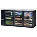 True TBB-24GAL-72G-HC-LD 72 inch Refrigerated Back Bar Cabinet