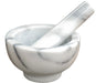 Winco MPS-42W Marble Mortar and Pestle Set