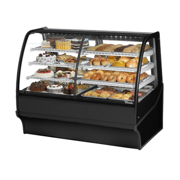 True TDM-DZ-59-GE/GE-S-S 59 inch Refrigerated/Non-Refrigerated Display Case