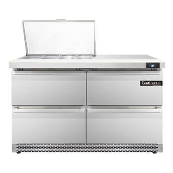 Continental Refrigerator SW48N12M-FB-D 48-inch Mega Top Sandwich Prep Table