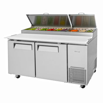 Turbo Air TPR-67SD-N 67 inch Pizza Prep Table