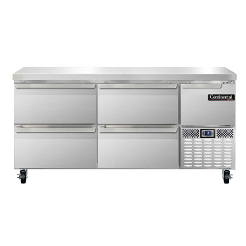 Continental Refrigerator FA68N-D 68-inch Work Top Freezer Counter