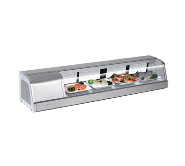 Turbo Air SAK-60R(L)-N 59 inch Refrigerated Sushi Display Case