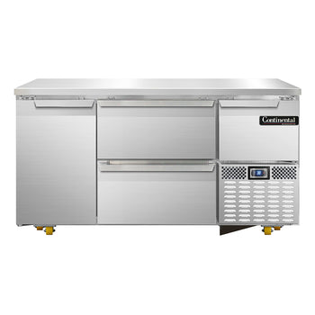 Continental Refrigerator RA60N-U-D 60-inch Undercounter Refrigerator