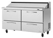 Turbo Air PST-60-D4-N 60 inch Sandwich Prep Table