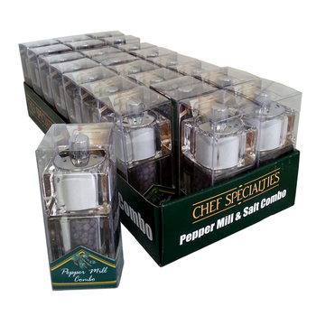 Chef Specialties 01551 Salt / Pepper Shaker & Mill Combo