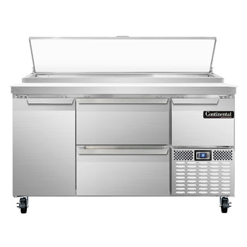 Continental Refrigerator PA60N-D 60-inch Pizza Prep Table