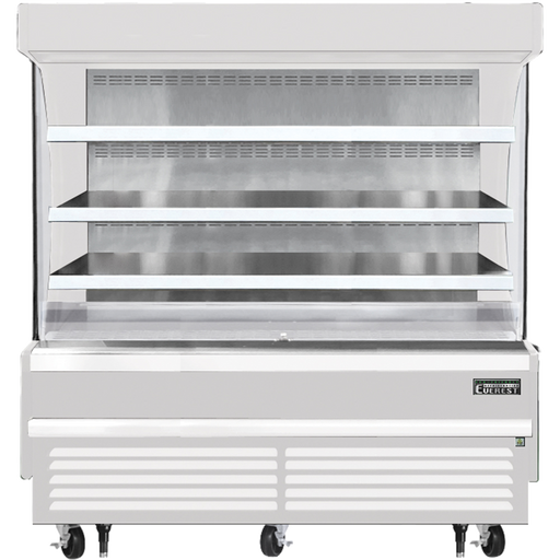 Everest Refrigeration EOMV-72-W-28-S 73-1/4-inch Open Air Merchandisers