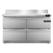 Continental Refrigerator SWF48NBS-FB-D 48-inch Work Top Freezer Counter