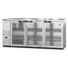 Hoshizaki BB80-G-S 80-inch 3 Swinging Solid Doors Back Bar Cooler