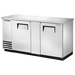 True TBB-3-S-HC 69 inch Refrigerated Back Bar Cabinet