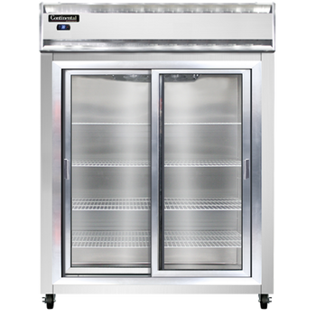 Continental Refrigerator 2RESNSASGD 57-inch Reach-In Refrigerator