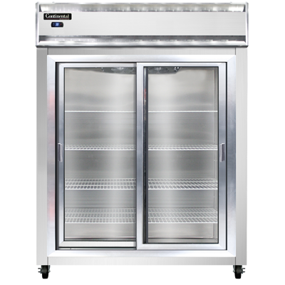 Continental Refrigerator 2RESNSASGD 57-inch Reach-In Refrigerator