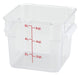 Winco PCSC-6C Square Food Storage Containers