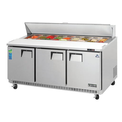 Everest Refrigeration EPBNR3 72-inch Sandwich Prep Table