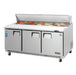 Everest Refrigeration EPBNR3 72-inch Sandwich Prep Table