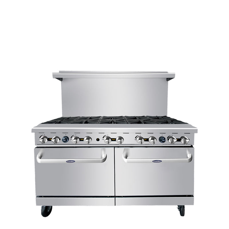 Atosa USA AGR-10B 60-Inch Ten Burner Propane Gas Range