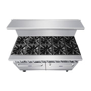 Atosa USA AGR-10B 60-Inch Ten Burner Natural Gas Range
