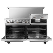 Atosa AGR-6B-24RGB 60 inch Range With Raised Griddle and Broiler