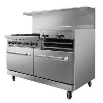 Atosa AGR-6B-24RGB 60 inch Range With Raised Griddle and Broiler