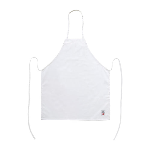 CAC China APBB-1W Chef's Pride Bib Apron Full Length without Pocket White