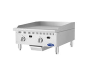 Atosa CookRite ATG-2424-S 24 inch thermostatic griddle, right side view