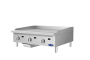 Atosa CookRite ATG-3624-S 36 inch thermostatic griddle, right side view
