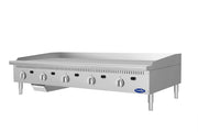 Atosa CookRite ATG-6024-S 60 inch thermostatic griddle, right side view
