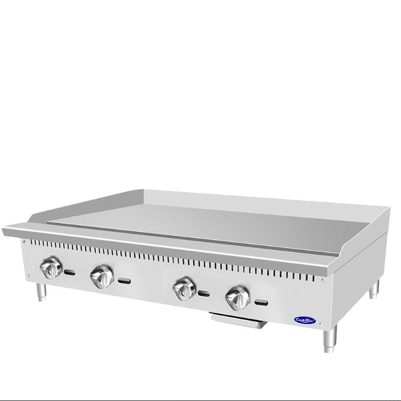 Atosa USA ATMG-48 Heavy Duty Stainless Steel 48-Inch Manual Griddle - Natural Gas