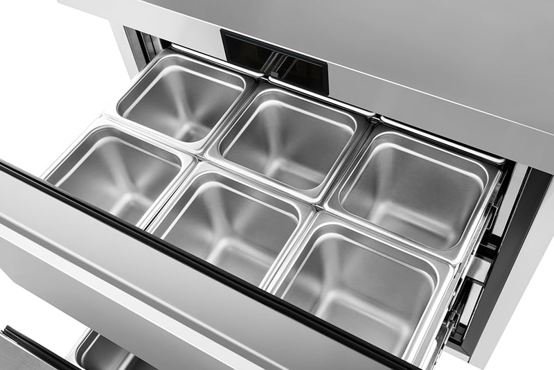 Atosa AUR27D2 27 inch Undercounter Refrigerator with Drawers