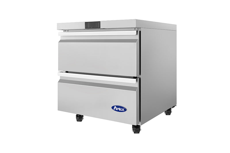 Atosa AUR27D2 27 inch Undercounter Refrigerator with Drawers