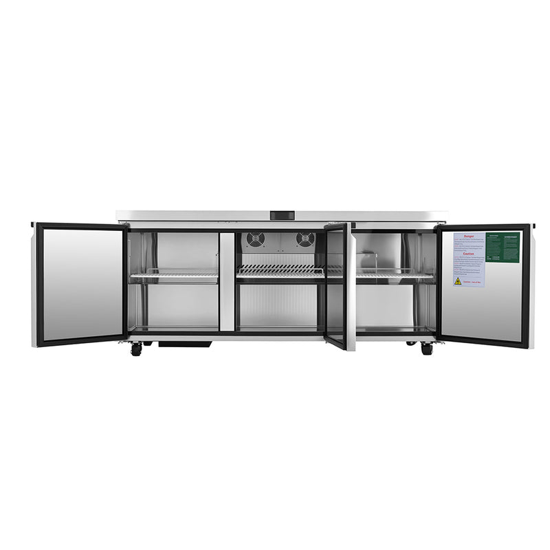 Atosa AUR72SD 72 inch Undercounter Refrigerator