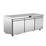 Atosa AUR72SD 72 inch Undercounter Refrigerator