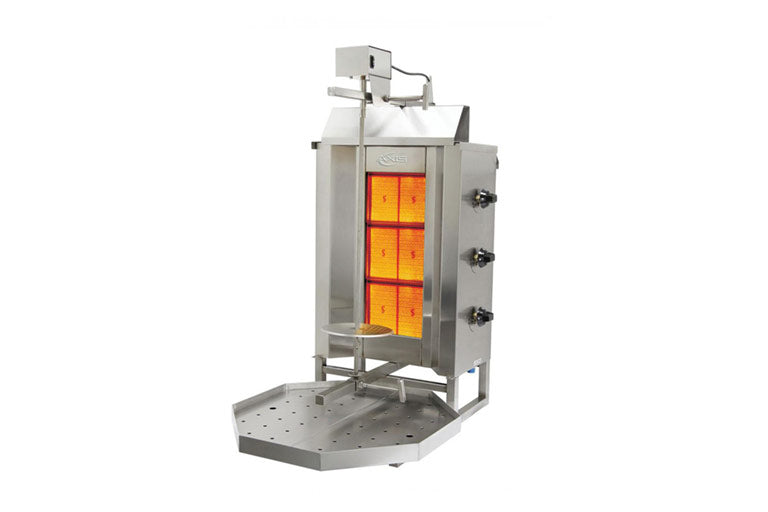 Axis AX-VB3 3 Burner Vertical Gyro Broiler