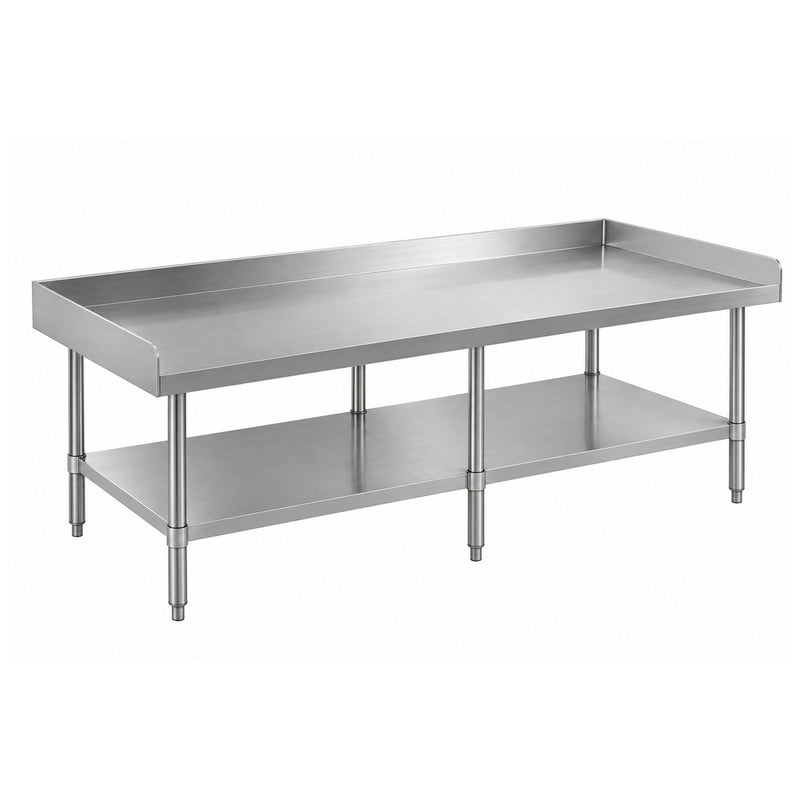 Atosa Mixrite SE3060ECR2 stainless steel equipment stand with undershelf, 6 legs