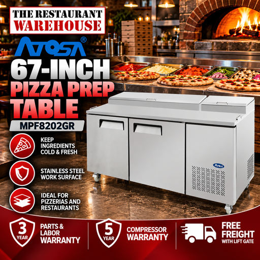 Atosa MPF8202 67 inch Pizza Prep Table
