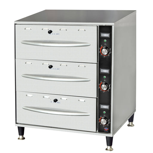 Comstack Castle CC-WD-3 Countertop Food Warmer - 3 Drawer