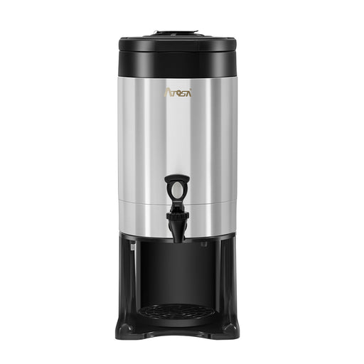 Atosa CD-15-NL-WS 1.5 gallon insulated coffee dispenser on stand with drip tray