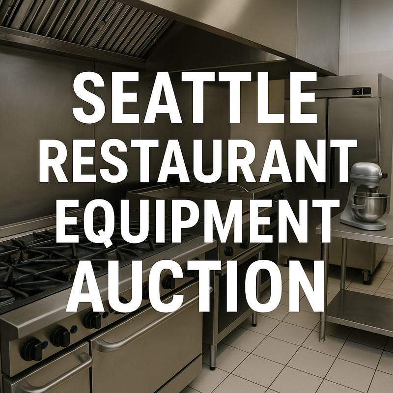 Seattle Restaurant Equipment Auction