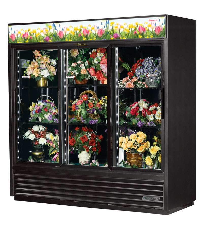 True Refrigeration GDM-69FC-HC-LD Floral Fridge